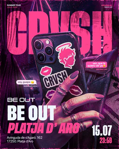 CRVSH x Be Out